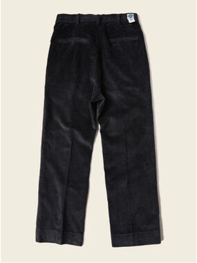 NON STOCK Corduroy Pants Men Pleated Casual Trousers Loose Workwear L